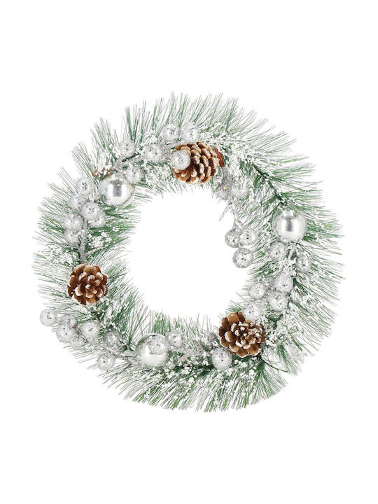 Christmas Lighted Decorative Wreath 24cm