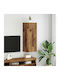 Wall Living Room Cabinet made of Particle Board Old Wood 40.5x30x102cm