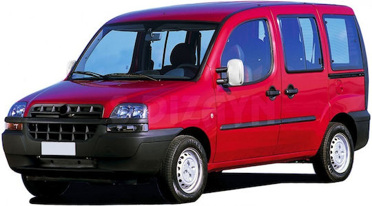 Chrom Kappen Für Außenspiegel Fiat Doblo I 2000-2006 Chrom
