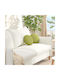 vidaXL Възглавница за диван Light Green 2бр 30x30см.