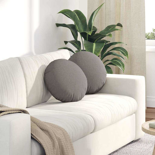 vidaXL Възглавница за диван Taupe 2бр 40x40см.