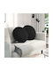 vidaXL Perna de canapea Negru 2buc 50x50cm.