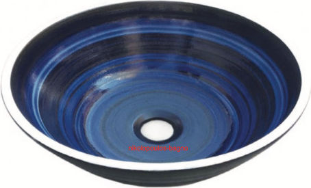 Надеждна мивка Порцелан 30x30cm Striped Blue-Light Blue