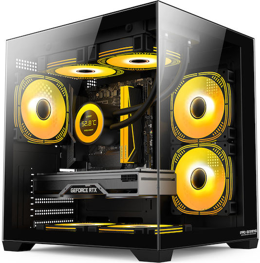 ProGaming Ambra Desktop PC (i7-9700/32GB DDR4/1TB SSD/Radeon RX 580/W11 Home) Negru