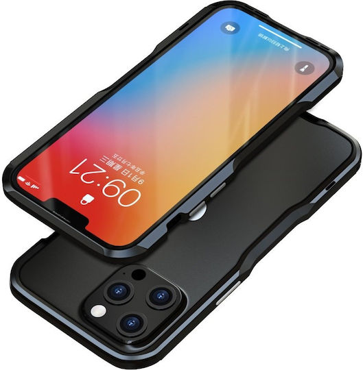 Luphie Bumper Metalic Negru (iPhone 13 Pro Max)