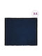 vidaXL Pelzige Decke Übergröße 240x270cm Blau