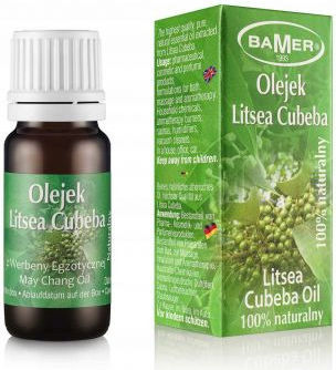 100% Natural Essential Oil Aromatherapy Litsea Cubeba Bamer 7 Ml