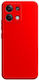 Umschlag Rückseite Silikon Rot (Redmi Note 14S)