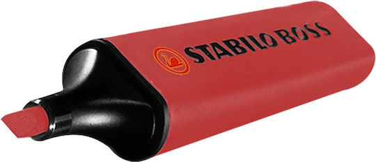 Marker De Sublinere Stabilo Boss Original 5mm Stabilo 70/24 Roșu 10 Bucăți