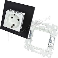 Lineme Single Walled Power Socket White
