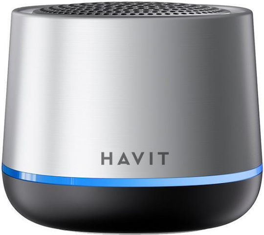 Havit Ηχείο Bluetooth 3W με Ραδιόφωνο και Διάρκεια Μπαταρίας έως 8 ώρες Ασημί QM874B