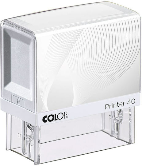 Colop 40 Printer Text Stamp with Black Ink