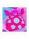 Premium Stitch Bouquet 35 Soap Roses Butterflies Pink-White