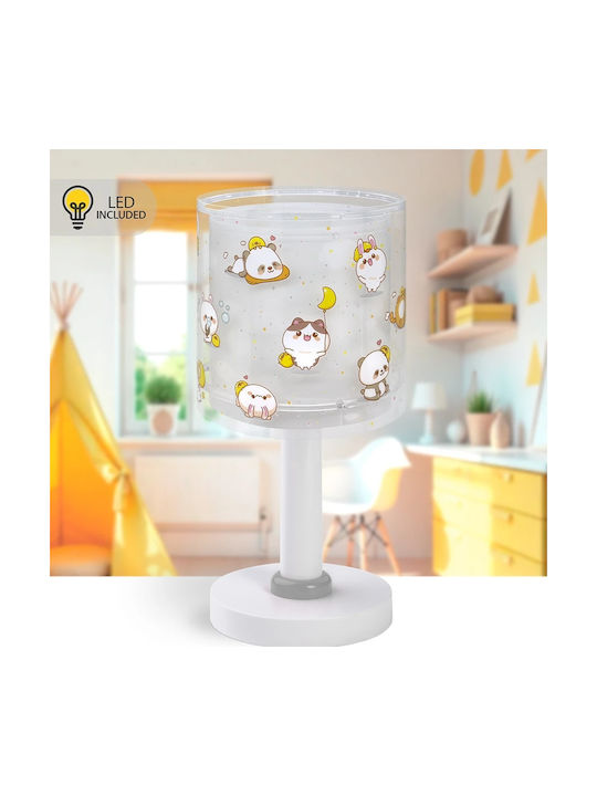 Ango Led Παιδικό Διακοσμητικό Φωτιστικό Γκρι 30x15cm
