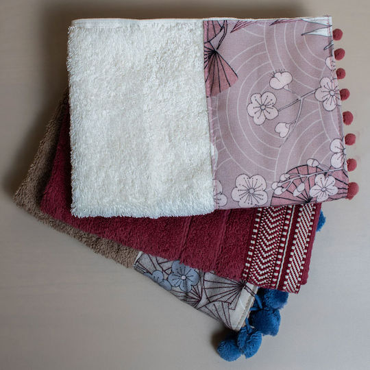 White Fabric Πετσέτα Κουζίνας από 100% Βαμβάκι 30x50cm 3τμχ