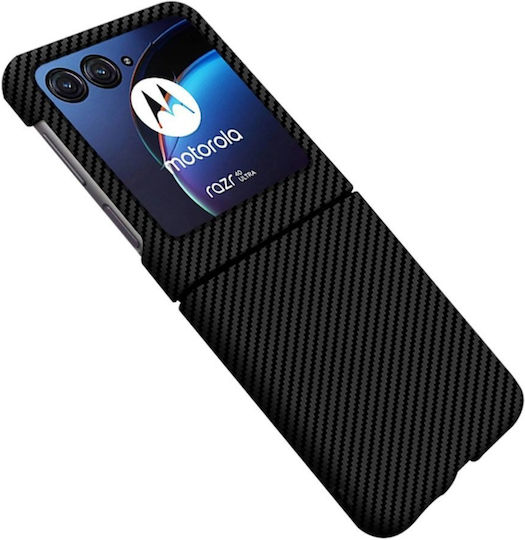 Mobile Phone Case Pc Case Motorola Razr 40 Ultra 5g Black Carbon
