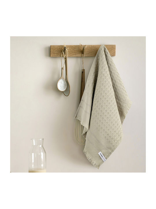 Nima Honeycomb Towel from 100% Cotton in Brown ...