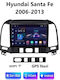 Auto-Audiosystem für Hyundai Santa Fe 2006-2013 (Bluetooth/USB/WiFi/GPS/Apple-Carplay/Android-Auto) mit Touchscreen 9"