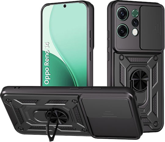 Husă De Protecție Oppo Reno 14 Camshield Slide Neagră