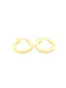 Earrings Hoops made of Gold 9K