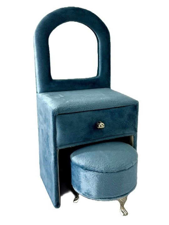 Velve Σταντ Κοσμημάτων Μπλε 24x11cm Velve Σταντ Κοσμημάτων Μπλε 24x11cm