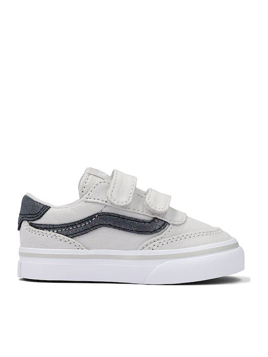 Vans Brooklyn Ls V Παιδικά Sneakers με Σκρατς Γκρι