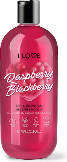 I Love Cosmetics Raspberry & Blackberry Αφρόλουτρο σε Gel 750ml