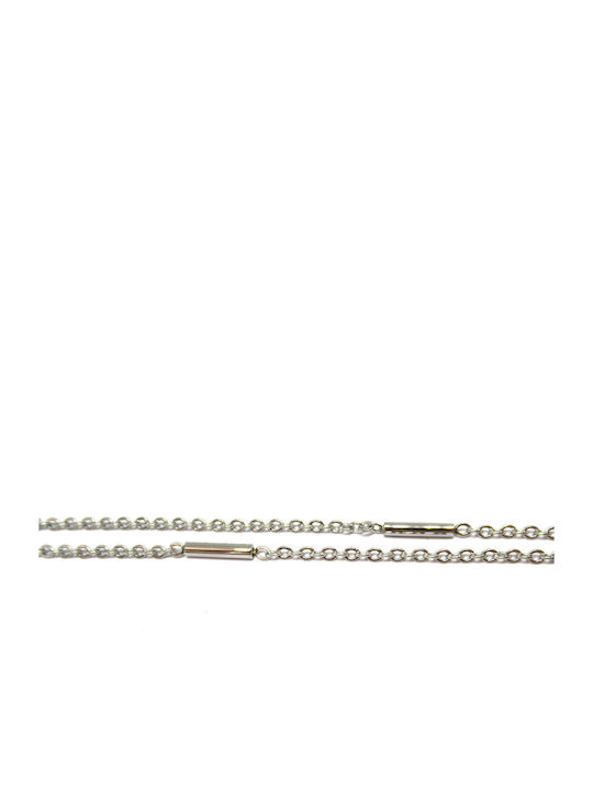 Loisir Women's Bracelet Chain Made of Stainless Steel 17cm