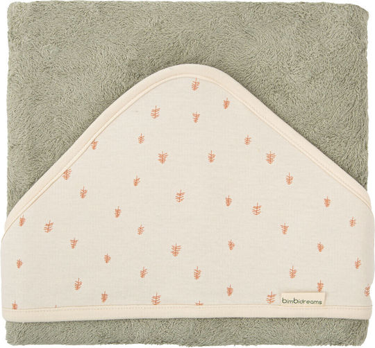 Bimbidreams Halat De Baie Pentru Bebeluşi Cu Glugă 100x100 Cm