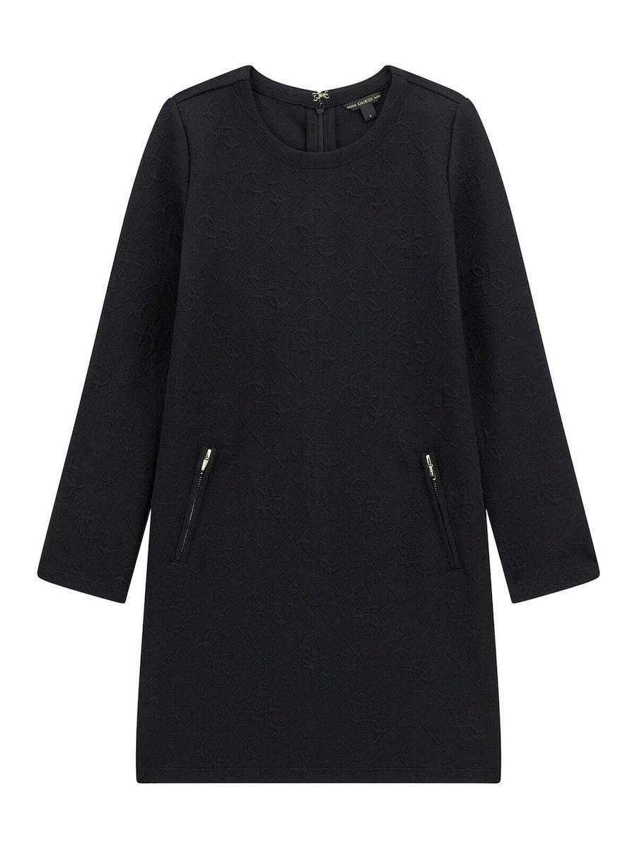 chinese dress ladies Black Long Sleeve Henley Mini Dress main image 0