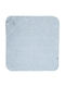 Lorelli Βρεφική Κάπα-Μπουρνούζι με Κουκούλα Soft Blue 90x90εκ.