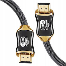 Verk Group HDMI 2.1 HDMI male - HDMI male 2m Μαύρο Verk Group HDMI 2.1 HDMI male - HDMI male 2m Μαύρο