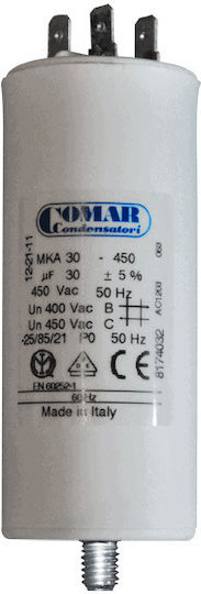 Condensator Tip Permanent Faston 20,00μF 450V