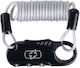 Oxford Motorcycle Disc Brake Lock in Silver