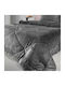 Guy Laroche Duvet Cover Single 160x240cm York Anthracite 530 GSMGsm