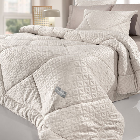 Guy Laroche Duvet Cover Single 160x240cm Profile Ivory 530 GSMGsm