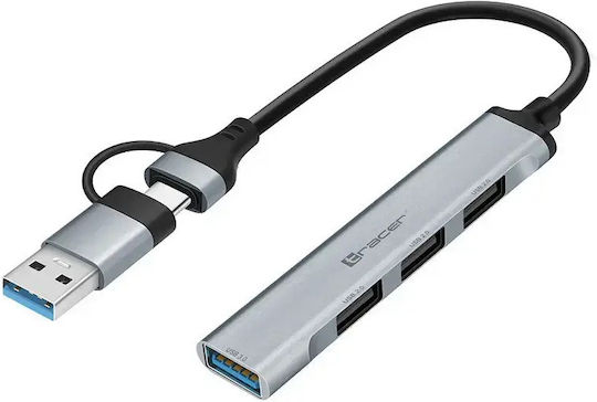 Tracer Hub 10 Porturi USB 3.0 cu Conectare USB-A / USB-C