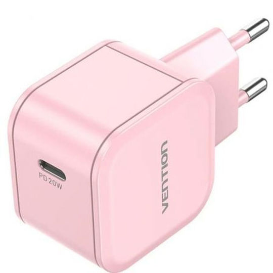 Vention Charger Without Cable with USB-C Port 20W Power Delivery Pink (FEJP0-EU)