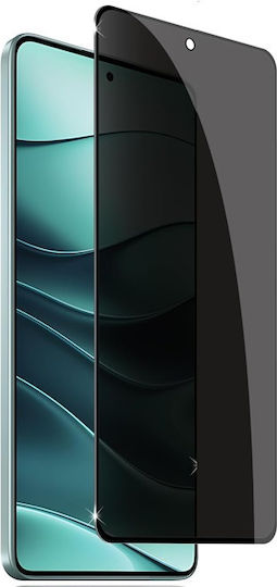 0.2mm Privacy Full Face Tempered Glass Negru (Redmi Note 14S)