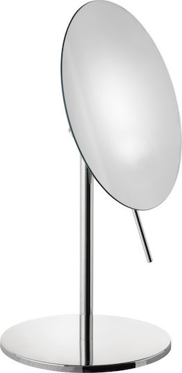 Bronze Art Makeup Mirror Tabletop 180cm Silver