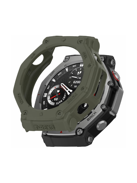 Silikonhülle in Grün Farbe für Amazfit T-Rex 3