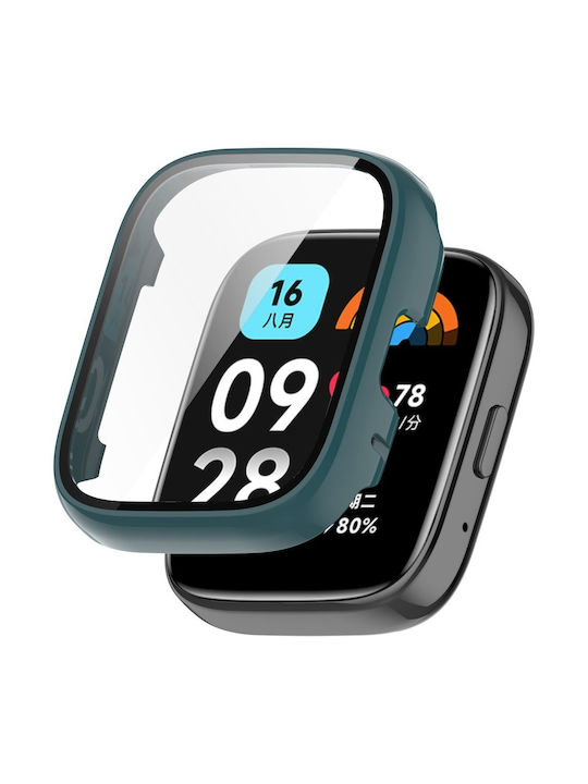 Пластмасов Калъф в Зелен цвят за Xiaomi Redmi Watch 3 Active