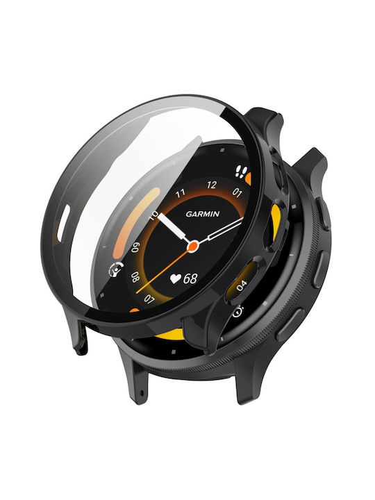 Carcasă de Plastic în culoarea Negru pentru Garmin Venu 3S