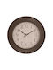 Ankor Wall Clock Plastic Brown Ø40.4cm