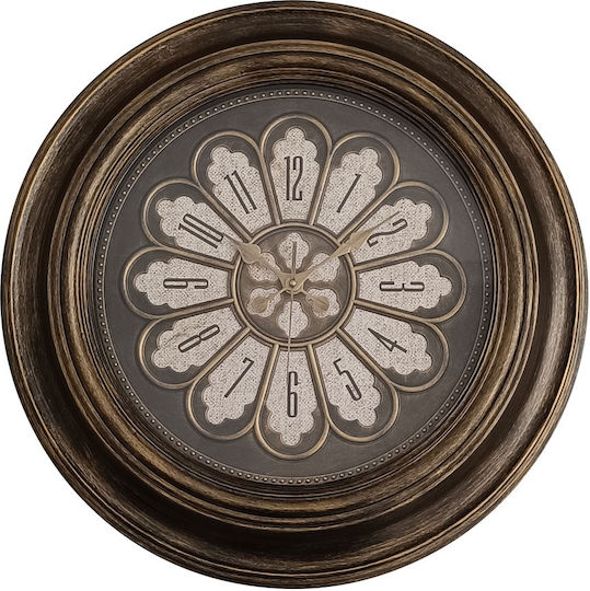 Ankor Antique Wall Clock Plastic Brown Ø60.2cm