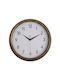 Ankor Silent Antique Wall Clock Plastic Gold Ø30.5cm
