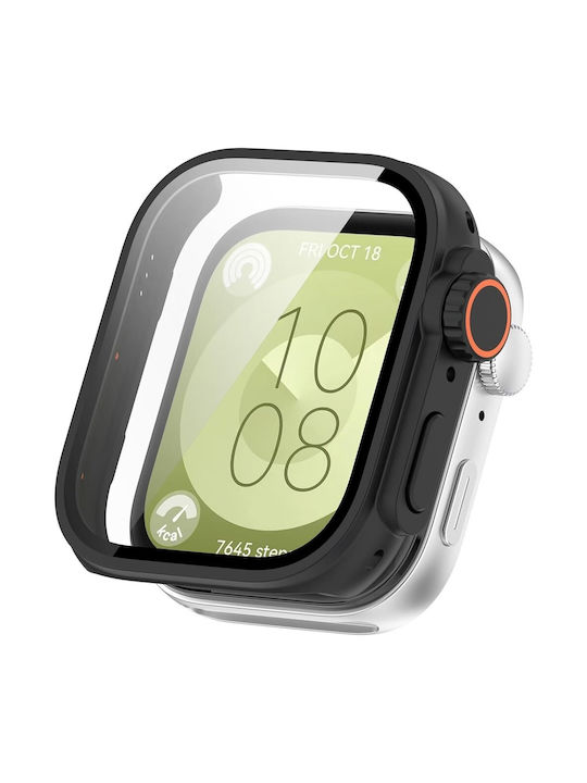 Carcasă de Plastic în culoarea Negru pentru Huawei Watch Fit 3