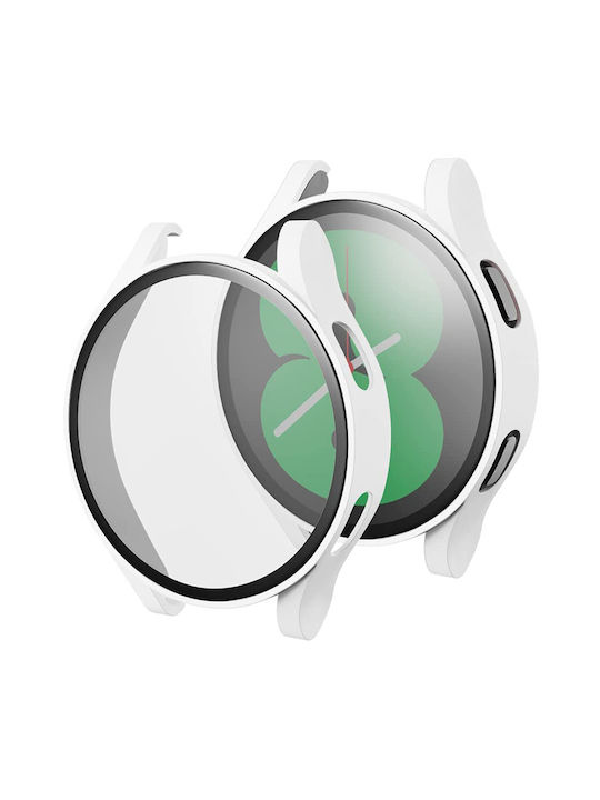 Plastikhülle in Weiß Farbe für Samsung Galaxy Watch 4 40mm
