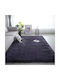 Homeone Shaggy Bedroom Rugs Set Gray 3pcs