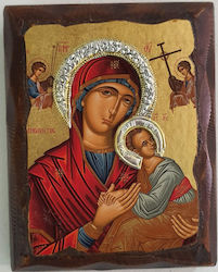 Holy Mary Immaculate Canvas Gold Leaf Silver Halo Dimensions 15 x 12 cm Holy Mary Immaculate Canvas Gold Leaf Silver Halo Dimensions 15 x 12 cm